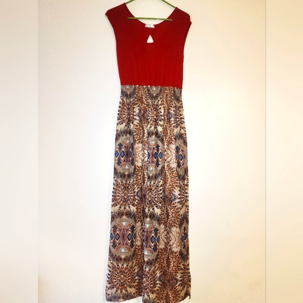 Large Size Maxi Dress , Rebellious Dreamer